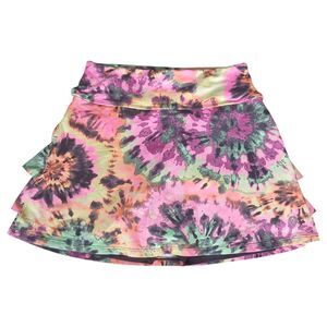 Dona Jo Skort S Womens Multicolor Short Polyamide All Seasons Abstract Pull On